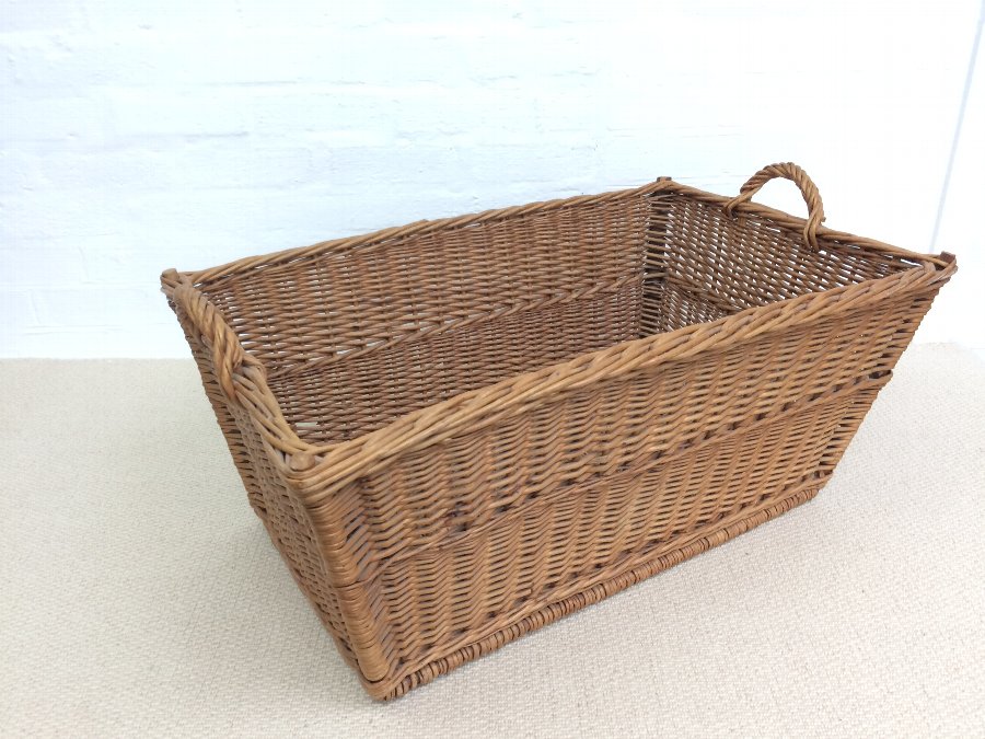 large wicker basket